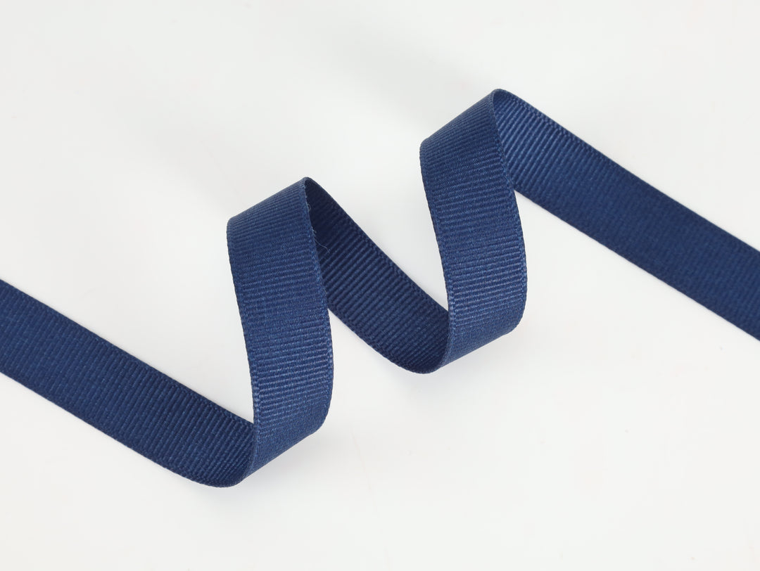 Textured Grosgrain Ribbon | Navy (370)