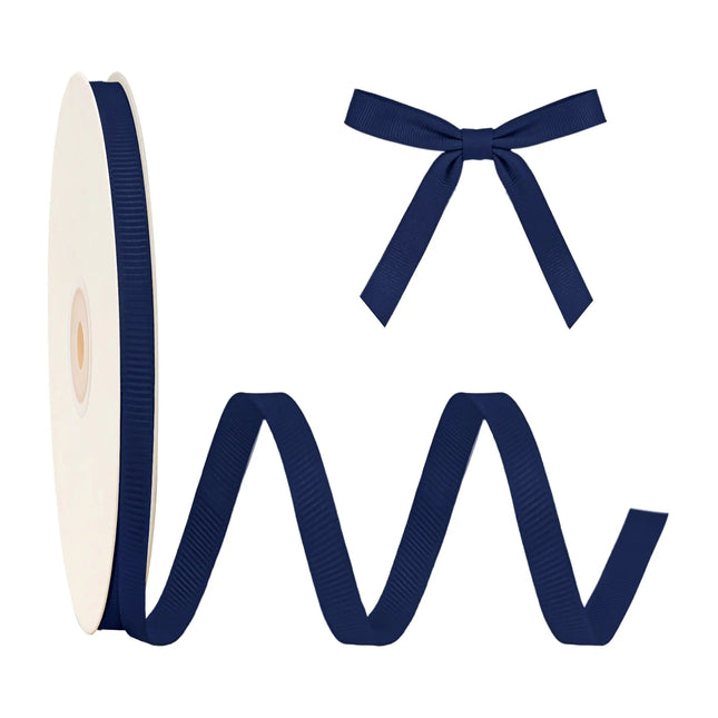 Textured Grosgrain Ribbon | Navy (370)