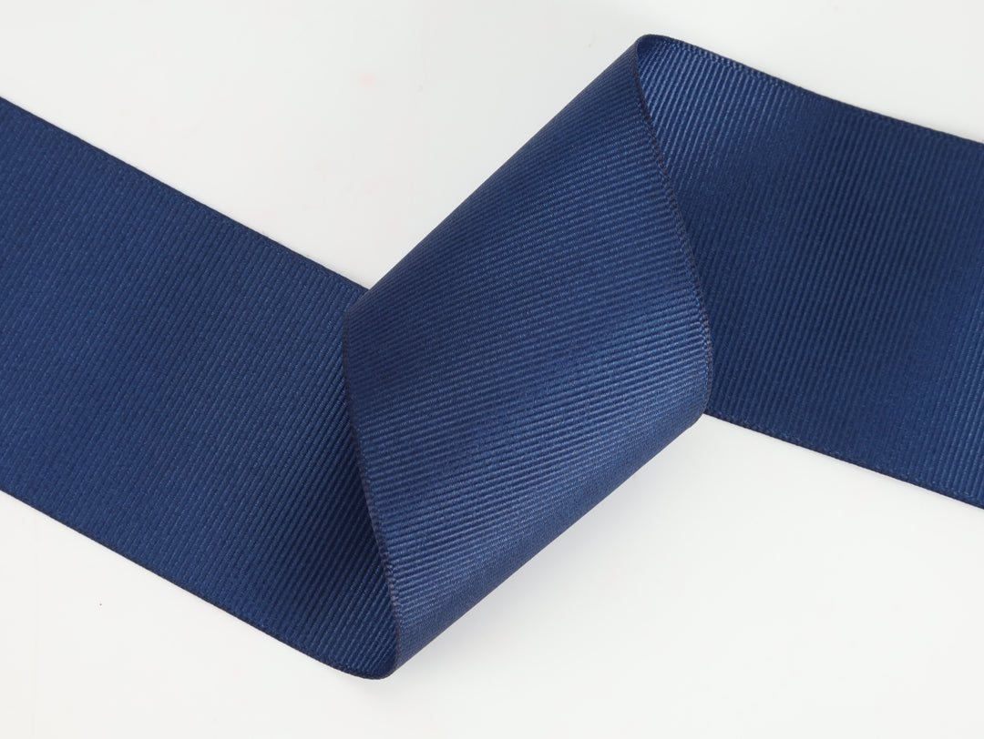 Textured Grosgrain Ribbon | Navy (370)