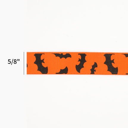 5/8" Printed Grosgrain Ribbon | Bat | 20 Yard Roll LaRibbons and Crafts