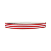 5/8" Striped Ribbon | Red/White | 10 Yard Roll