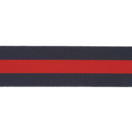 1 1/2" Blue Red Striped Ribbon | 10 Yard Roll LA Ribbons Wholesale