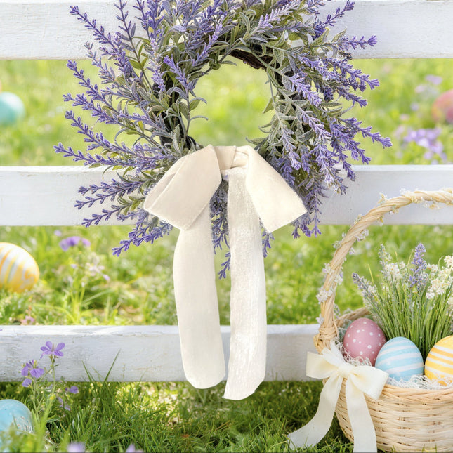 1 1/2" Frayed Velvet | Antique White | 5 Yard Roll