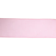 2 1/2" Wired Ribbon | Pale Pink Linen