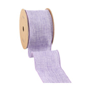 2 1/2" Wired Ribbon | Lavender Linen