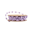 8mm Wired Pom Pom | Lilac | 25 Yard Roll LaRibbons and Crafts