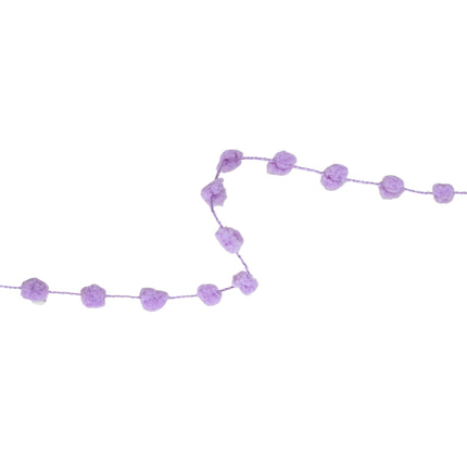 8mm Wired Pom Pom | Lilac | 25 Yard Roll LaRibbons and Crafts