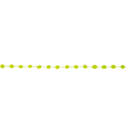 8mm Wired Pom Pom | Lime | 25 Yard Roll LaRibbons and Crafts