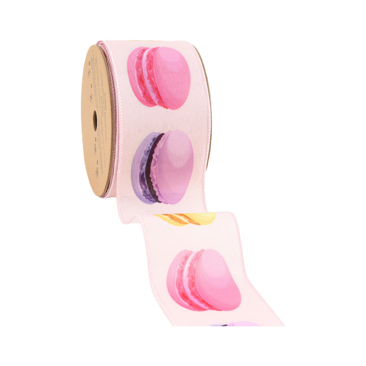 2 1/2" Wired Ribbon | Single Macaroon | 10 Yard Roll LaRibbons and Crafts