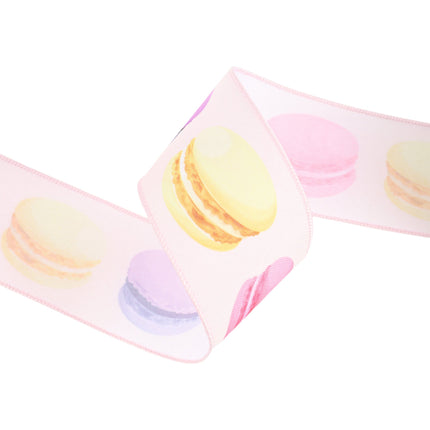 2 1/2" Wired Ribbon | Single Macaroon | 10 Yard Roll LaRibbons and Crafts