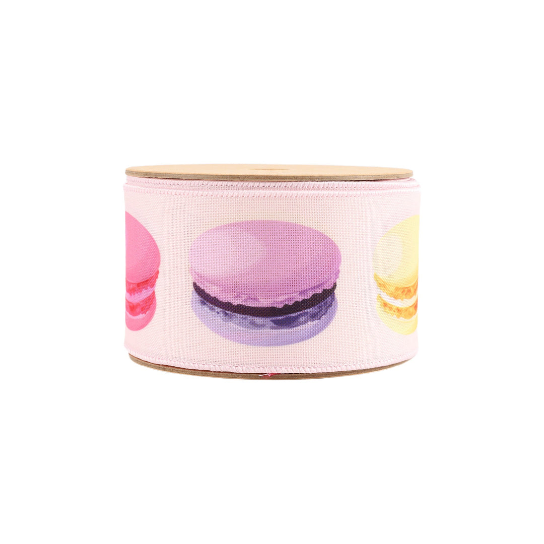 2 1/2" Wired Ribbon | Single Macaroon | 10 Yard Roll LaRibbons and Crafts