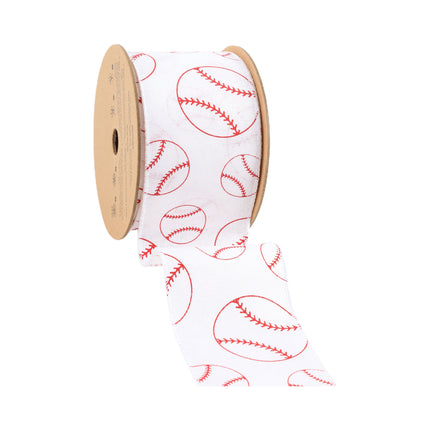 Iconic Baseball Print and Double-Sided Polka Dot Jacquard Ribbon Assorted with Textured Mono-Stripe Navy and Black Dupioni|4 Rolls |55 Yards