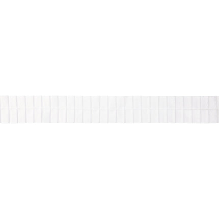 1" Pleated Ribbon | White | 10 Yard Roll LaRibbons Wholesale