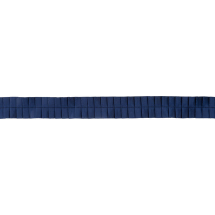 1" Pleated Ribbon | Navy | 10 Yard Roll LaRibbons Wholesale