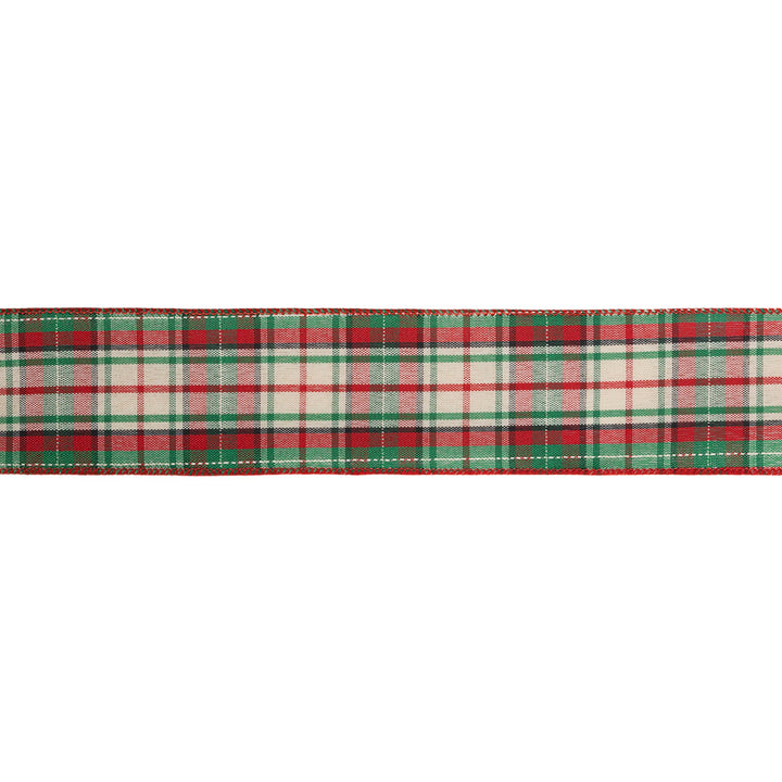 Plaid christmas ribbon