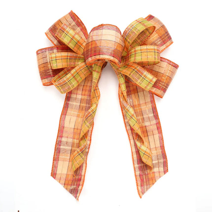1" Wired Ribbon | Harvest Plaid | 10 Yard Roll LaRibbons and Crafts