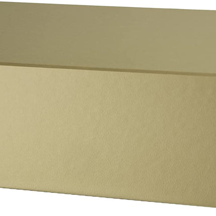 14" X 9" X 4.3" Collapsible Gift Box with Magnetic Closure - Gold LaRibbons and Crafts