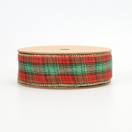 Plaid christmas ribbon