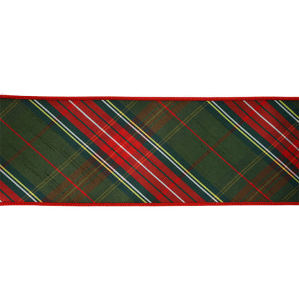 Plaid christmas ribbon