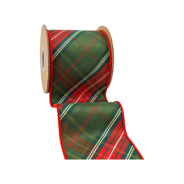 Plaid christmas ribbon