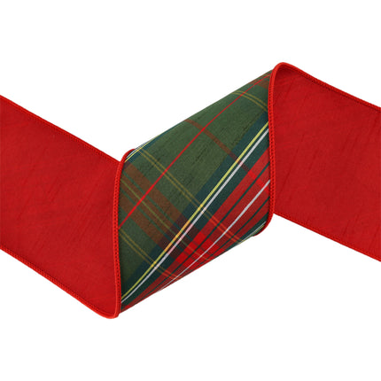 Plaid christmas ribbon
