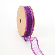 1" Wired Ribbon | "Whimsey" Purple | 10 Yard Roll