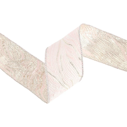 2 1/2" Wired Woven Agate Ribbon | 10 Yard Roll LaRibbons and Crafts
