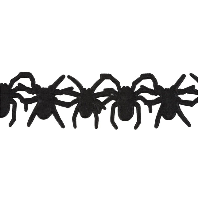 1 1/2" Ultra Sonic Trim | Spider on Black | 10 Yard Spool