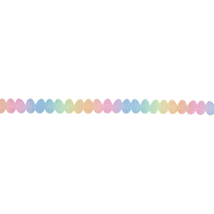 7/8" Ultrasonic Trim | Easter Eggs Ombre | 10 Yard Roll LaRibbons and Crafts
