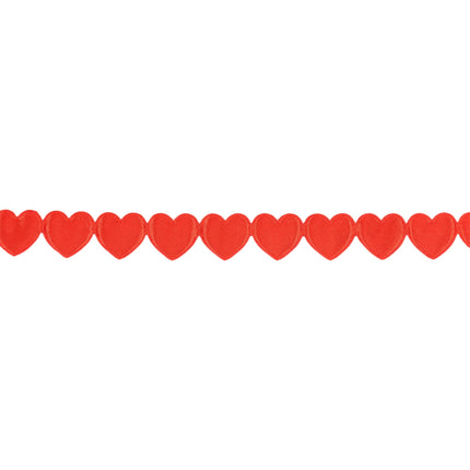 3/4" Ultra Sonic Trim | Red Side By Side Hearts | 10 Yard Roll LaRibbons and Crafts