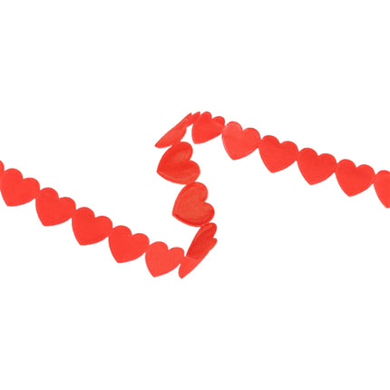 3/4" Ultra Sonic Trim | Red Side By Side Hearts | 10 Yard Roll LaRibbons and Crafts