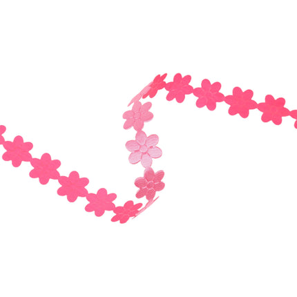 3/4" Ultra Sonic Trim | Pink Flower | 10 Yard Roll LaRibbons and Crafts
