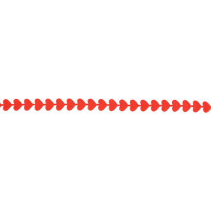 1/4" Ultra Sonic Trim | Red Running Hearts | 10 Yard Roll LaRibbons and Crafts