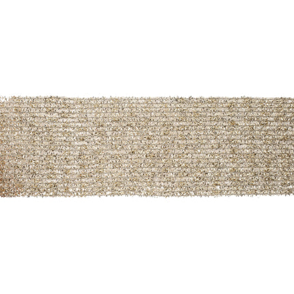 6" Wired Ribbon | Gold Stretch Tinsel Netting | 10 Yard Roll LaRibbons and Crafts
