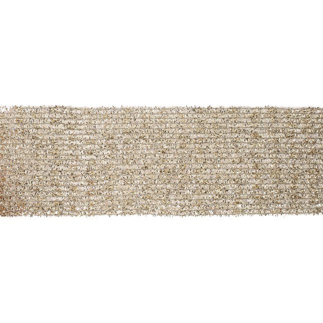 6" Wired Ribbon | Gold Stretch Tinsel Netting | 10 Yard Roll LaRibbons and Crafts