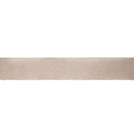 2 1/2" Wired Burlap Ribbon | 50 Yard Roll LA Ribbons Wholesale