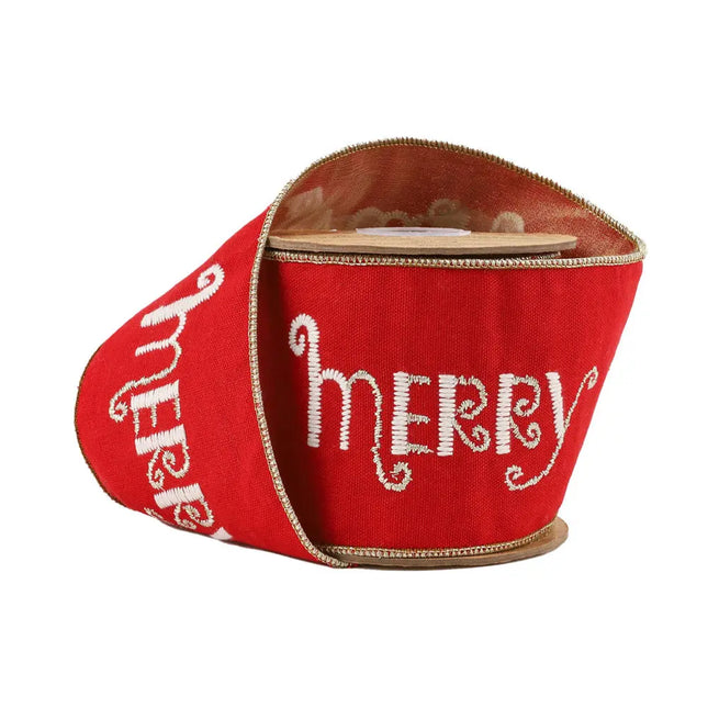 wired christmas ribbon