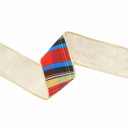 Christmas Ribbon Set 48– 2 Rolls Craft DIY Deal Bundle LaRibbons and Crafts