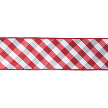 Red/White Bias Check and Blue Large White Stars|2 Rolls |20 Yards