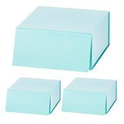 8" x 8" x 4" Collapsable Gift Box w/ Magnetic Square Flap Lid (3-pack) | Mint