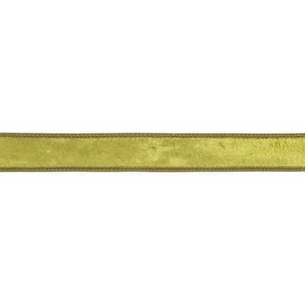 Classic willow green velvet wired ribbon, 1-inch size, blending vintage charm with fresh natural appeal.