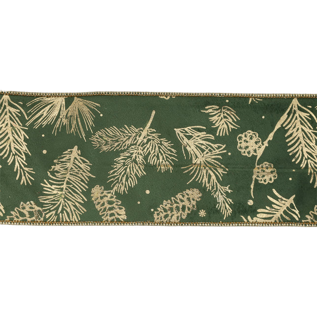 green velvet ribbon