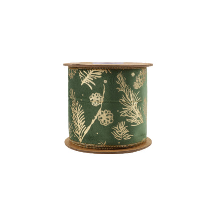 green velvet ribbon