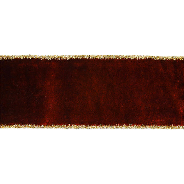 burgundy ribbon