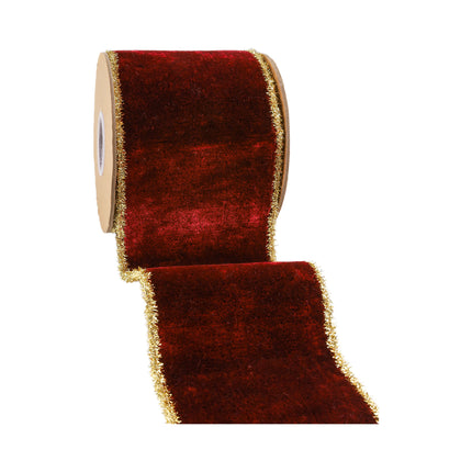 burgundy ribbon