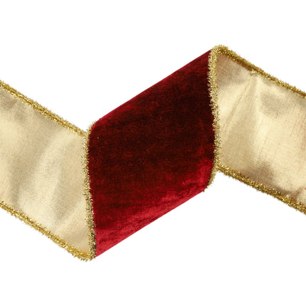 burgundy ribbon