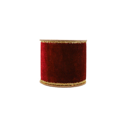 burgundy ribbon