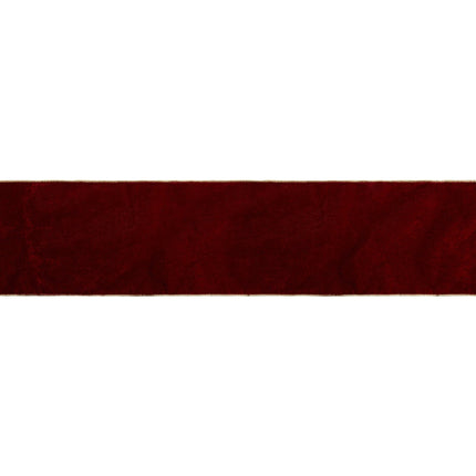 6" Wired Deluxe Reversible Velvet Ribbon | Scarlet | 10 Yard Ribbon LA Ribbons Wholesale