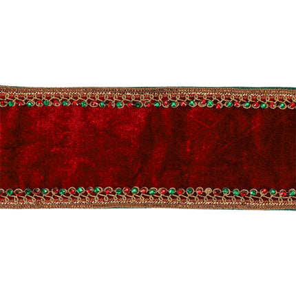 velvet wired ribbon