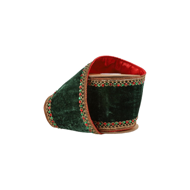 green velvet ribbon